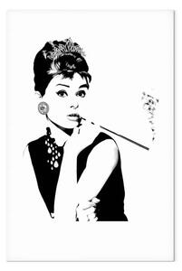 Quadro su tela Audrey verticale