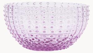 Ciotola in vetro soffiato Hobnail