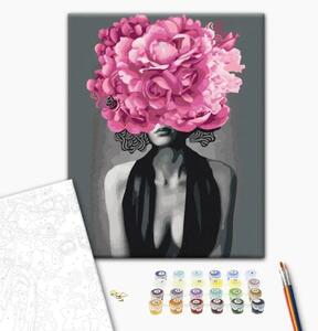 Quadro da dipingere Donna noir