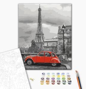 Quadro da dipingere con i numeri Auto a Parigi