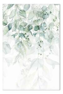 Quadro contemporaneo Tocco natura - paesaggio foglie verdi