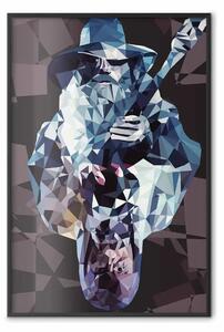 Poster: Duello dei grandi - fantasmagorica mosaico di figure in riflesso