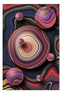 Quadro moderno Gocce di fantasia verticale
