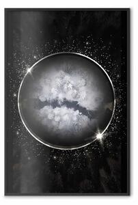 Poster: Profonda inverno - sfera astratta spazio mostra mondo invernale