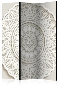 Paravento design Mandala 3D - motivo romantico traforato in stile retrò