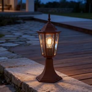 Paletto Lanterna Vintage 40cm E27 IP54 Corten - Serie Tosca