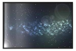 Poster: Spazio - paesaggio stellare su sfondo cosmico