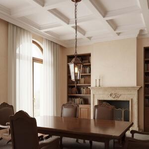 Lampione Storico a Sospensione E27 IP54 Corten - Serie Tosca