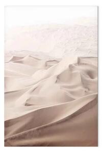 Quadro moderno Tessuto sabbioso verticale - paesaggio del deserto arabo
