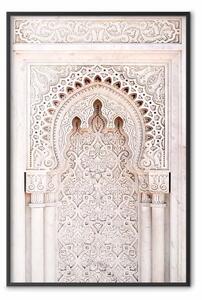 Poster: Luce a sbalzi - architettura beige con ornamenti