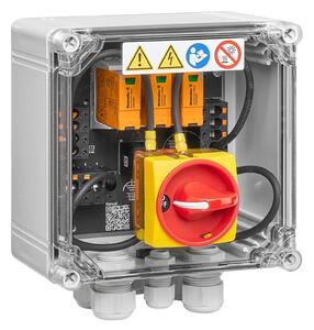 Scatola di collegamento Weidmüller PV Next per inverter di stringa con 1 MPPT DC 3I 3O