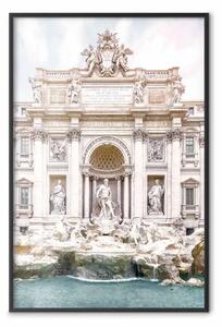 Poster: Fontana di Trevi - composizione con architettura e statue
