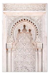 Quadro contemporaneo Splendore traforato verticale - architettura di città araba