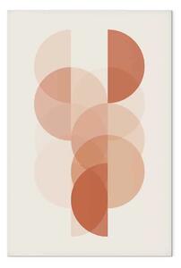 Quadro contemporaneo Configurazione circolare - astrazione geometrica