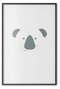 Poster: Koala sorridente - animale con faccia divertente