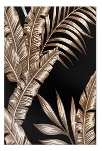Quadro su tela Isola d'oro verticale