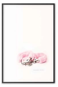 Poster: Rendez Vous - manette con pelliccia rosa su sfondo uniforme chiaro