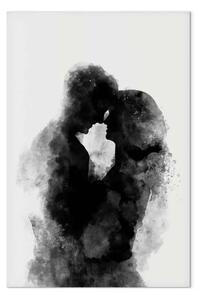 Quadro moderno Ricordo di un bacio verticale - persone astratte