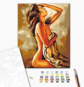 Quadro con numeri Donna sexy