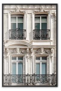 Poster: Occhi di Parigi - architettura edificio, decorazioni cornici balconi