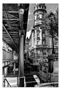 Quadro moderno Ponte Bir-Hakeim - Vista dal ponte di Parigi