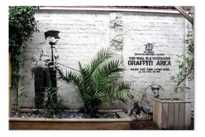 Quadro moderno Zona graffiti (Banksy)