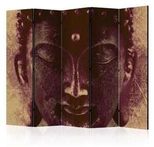 Paravento design Buddha saggio II - Composizione orientale con volto di santo