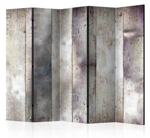 Paravento design Ombre di grigio II - composizione in texture di pietra