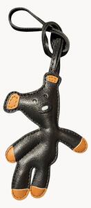 Portachiavi in pelle vegana fatto a mano Mr. Bean Teddy
