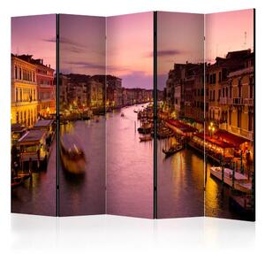 Paravento Città degli innamorati - Venezia di notte II - miejska sceneria