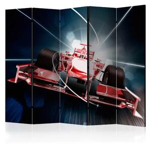 Paravento design Velocità e dinamica - Formula 1 II - Auto rossa