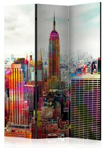 Paravento Colori di New York City - architettura di New York City