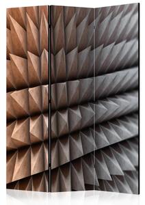 Paravento Difesa d'Acciaio - composizione geometrica unica in 3D