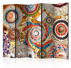 Paravento design Mosaico Marocchino II - modello etnico colorato con Mandala
