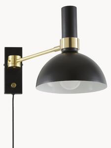Applique grande con luce regolabile con spina Larry