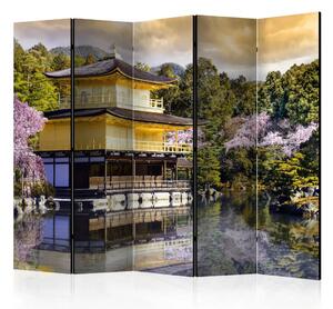 Paravento design Paesaggio giapponese II - architettura asiatica
