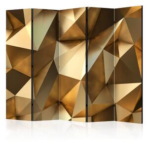 Paravento design Dome d'oro II - elegante spazio astratto