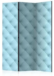 Paravento design Schiuma - semplice composizione blu a rombi