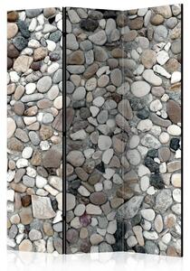 Paravento separè Ciottoli Spiaggia - mosaico sassolini