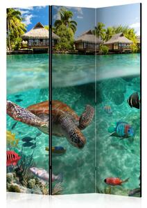 Paravento design Sotto Superficie Acqua - creature marine