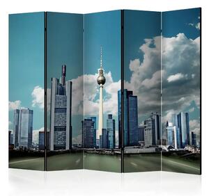 Paravento design Berlino II - architettura cittadina nei toni freddi
