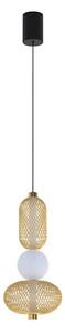 Eglo 300477 - Lampadario LED dimmerabile su cavo CEGLIE LED/12W/230V 2200-6500K oro + telecomando