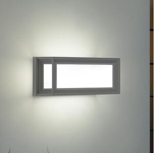 Brilagi - Applique da esterno PARKER 1xE27/60W/230V grigia IP44