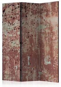 Paravento design Strade Pioggia - sfondo industriale rosso