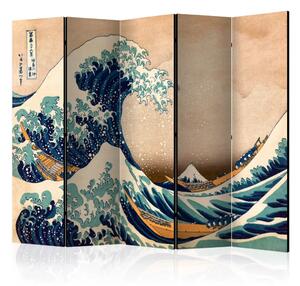 Paravento Hokusai: Grande onda a Kanagawa Riproduzione II - acqua
