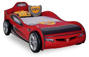 Coupe Auto letto macchina per bambini - (rosso) (90x190 Cm)