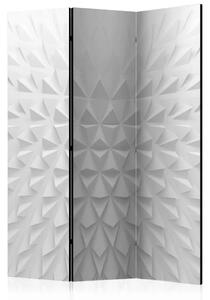 Paravento design Fortezza dell'illusione - astrazione geometrica in forma 3D