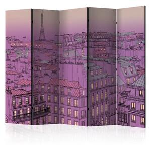 Paravento Venerdì sera a Parigi II - Architettura cittadina in tema di fumetti