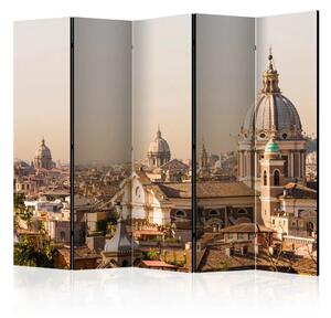 Paravento Roma - veduta a volo d'uccello II - architettura italiana