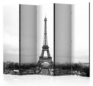Paravento Parigi: foto b/n - Torre Eiffel in bianco e nero